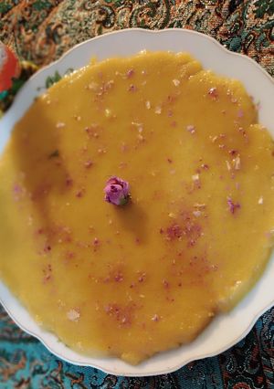 عکسی از دستور حلوا زنجبیلی😋😋😋