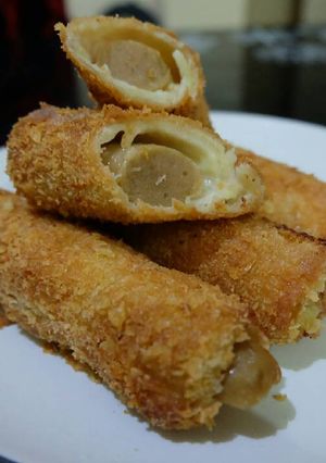 Foto resep Roti Gulung Sosis-Keju