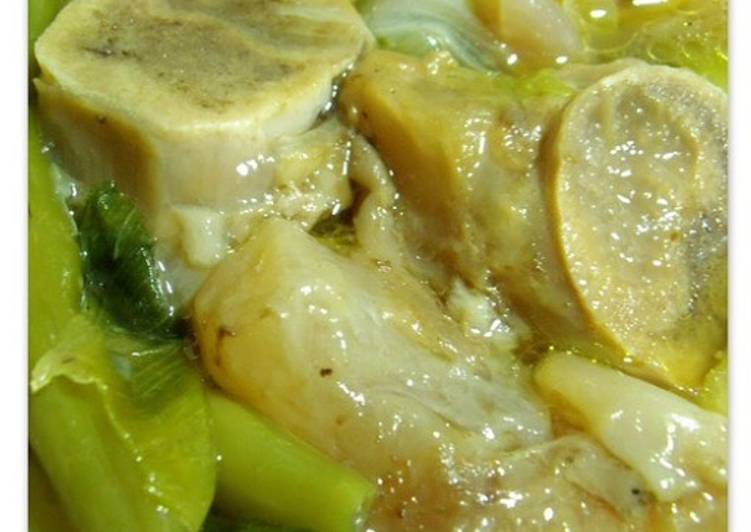 Beef Tendon Soup with vegetables / Nilaga / Bone Broth