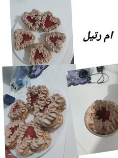 صورة لوصفة كيكات فرديه بالكريمة الشانتي 🍰