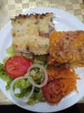 Pastel de papa y pastel de calabaza