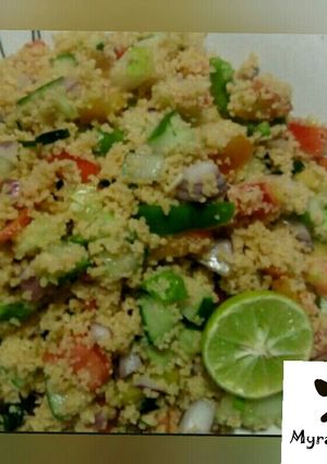 A picture of Couscous salad recip.