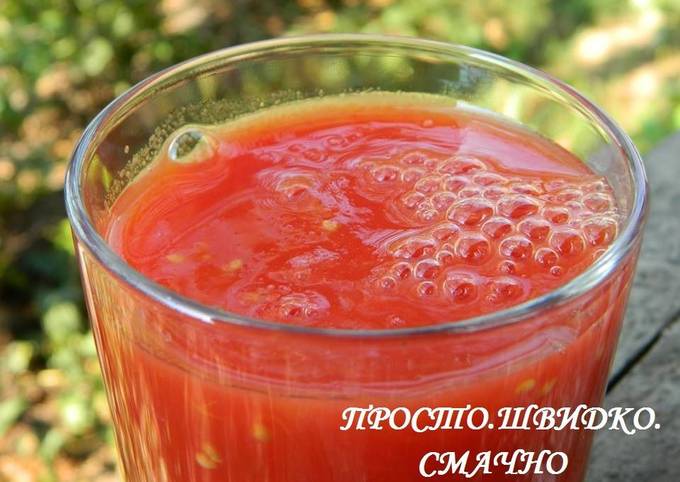 томатный сок на зиму