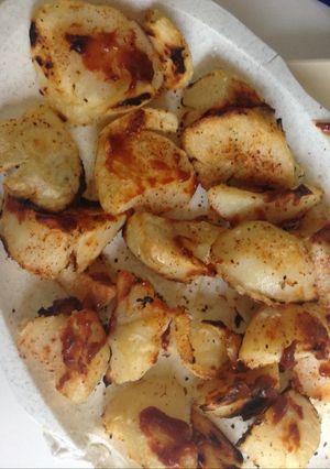 Una foto de Papas al horno picosas