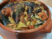 Una foto di gnocchi cozze