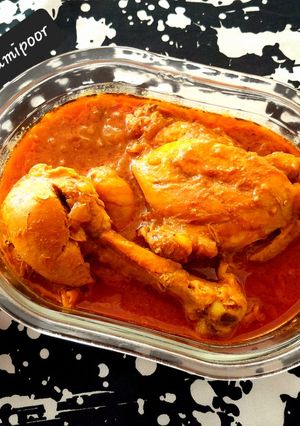 عکسی از دستور خورش مرغ پرتقالی🍊