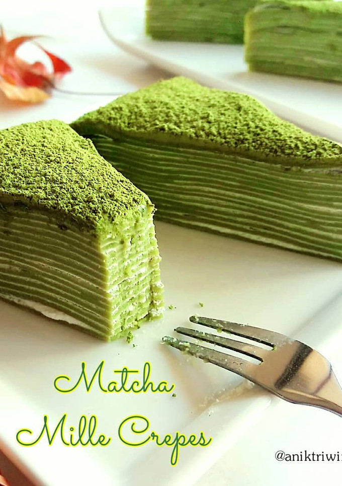 Foto resep Matcha Mille Crepes