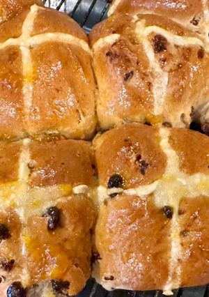Φωτογραφία της συνταγής Hot cross buns