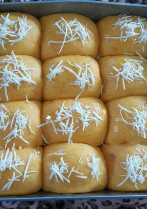 Foto resep Pumpkin bread / roti manis labu kuning