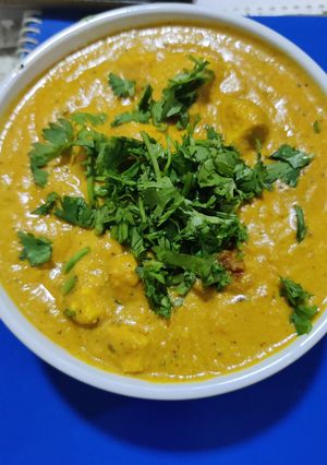 A picture of Paneer makhni.