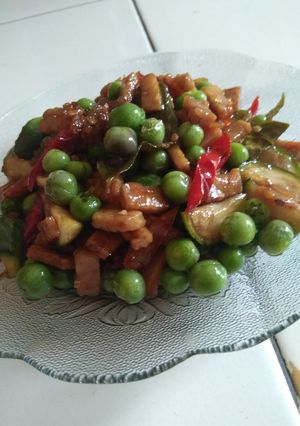 Foto resep Tumis leunca mix tempe
