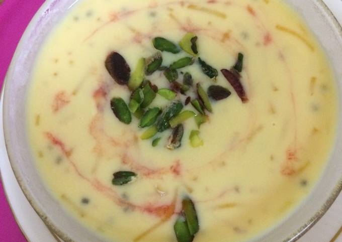 Recipe of Quick Falooda custard shorts
