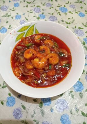 Foto resep Udang Pedas Manis