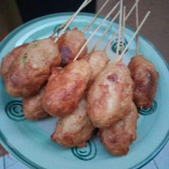 A picture of Yam kabab.