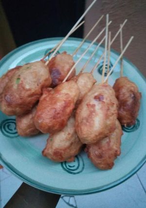 A picture of Yam kabab.