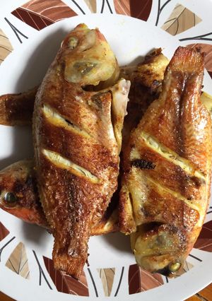 Foto resep Ikan nila panggang teflon bumbu kuning