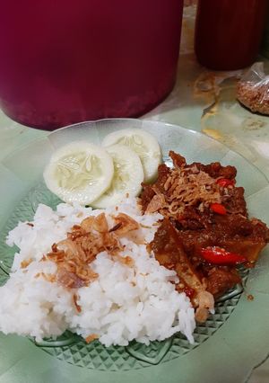 Foto resep Oseng daging pedas