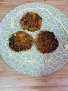 Una foto de Hamburguesa vegana de soja deshidratada