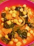 Caldillo de garbanzos con espinacas zanahorias y mucho amor ❤🥘❤