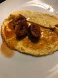Omelette mit frischen Feigen