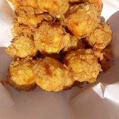 A picture of Yam balls.