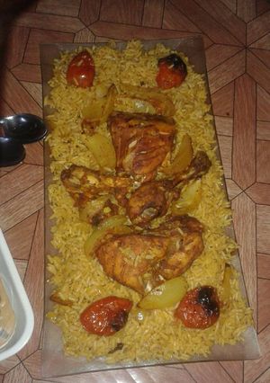 صورة لوصفة مندي بالفرن