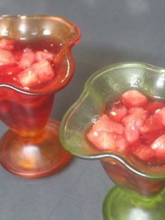 Una foto de Copa de sandía con sangría
