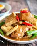 蔥燒豆腐雞腿 / 家常菜