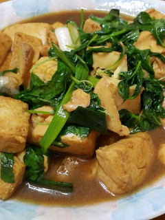 塔香醬燒雞蛋豆腐 的食譜成品照片