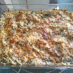 Una foto de Tm5 - Berenjenas con espinacas y atún