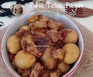 Cara Memasak Cepat Tahu Telur Puyuh Ungkep Kecap Ala Warteg