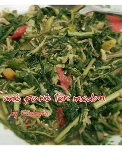 Foto resep Tumis Pakis Teri Medan