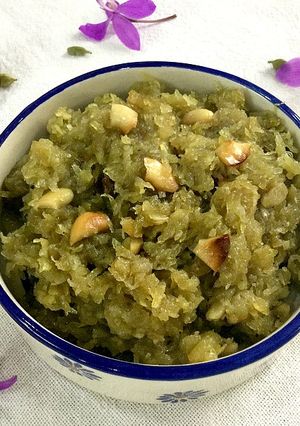 A picture of Lauki Halwa/Bottle Gourd Halwa.