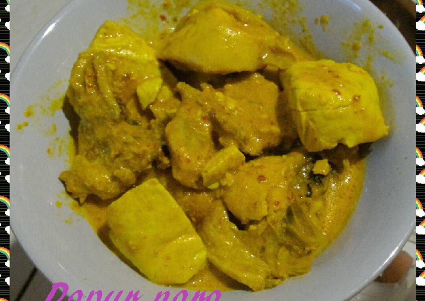 Gulai Tahu ayam edisi kangen Masakan ibu