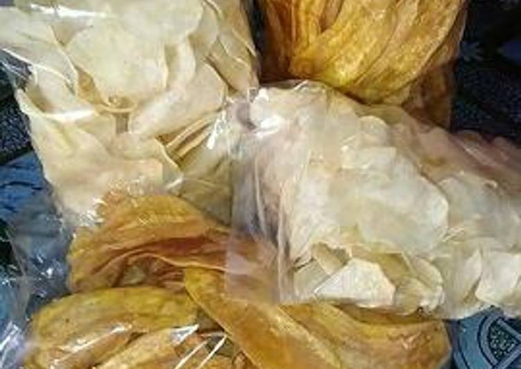 Bagaimana Membuat Keripik pisang &amp; talas yang Bisa Manjain Lidah