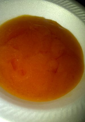 A picture of Parmesan chicken nuggets sauce.