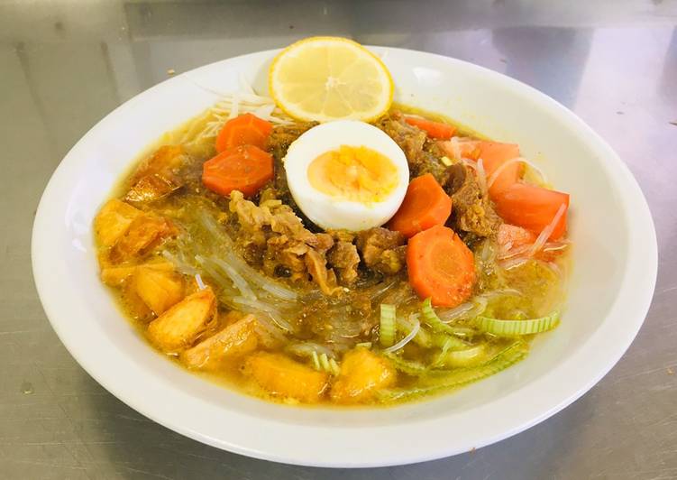 Resep Soto Daging Dan Sayuran Yang Lezat