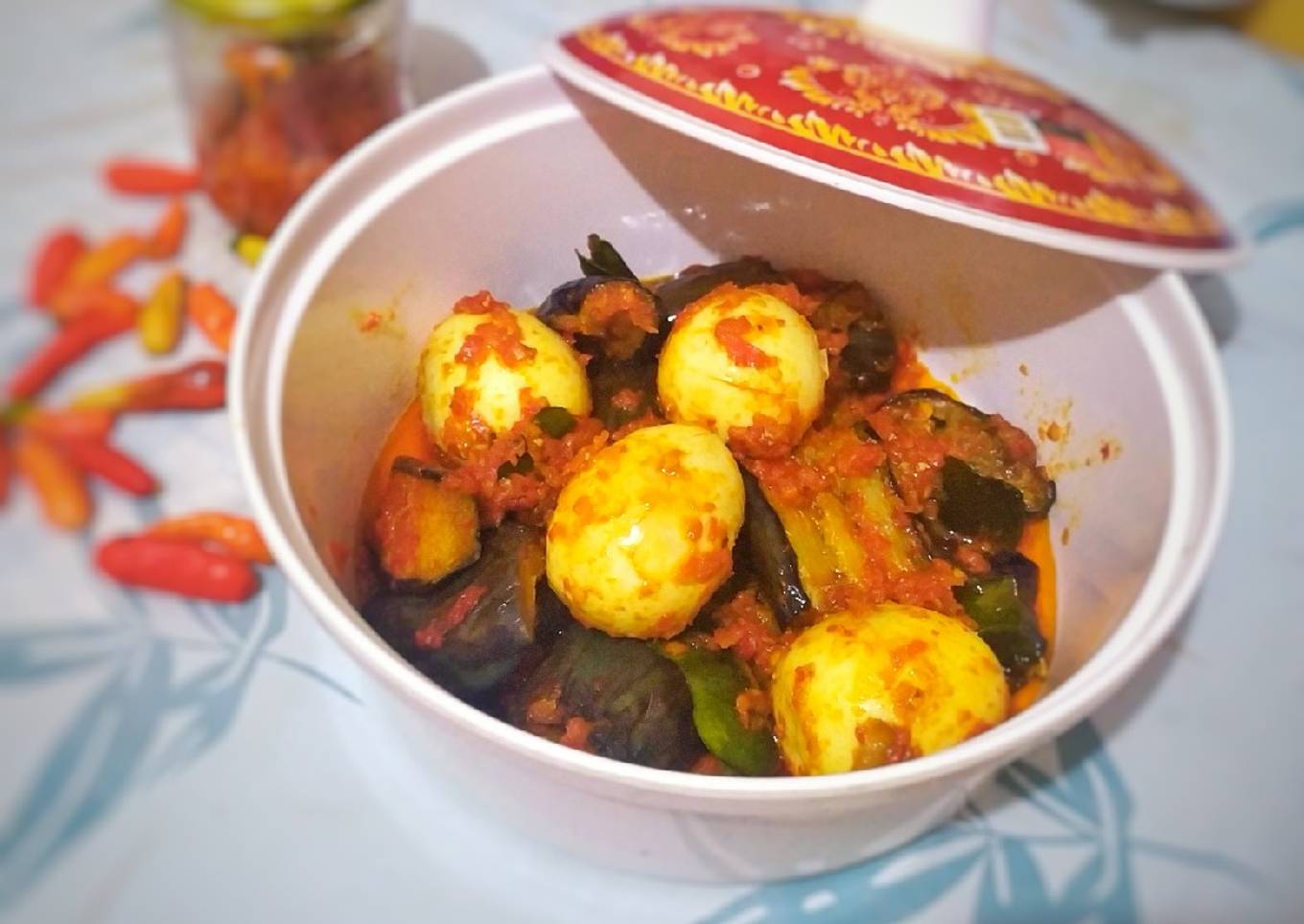 Balado telur & terong