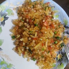 A picture of Sabhudhana kichdi.