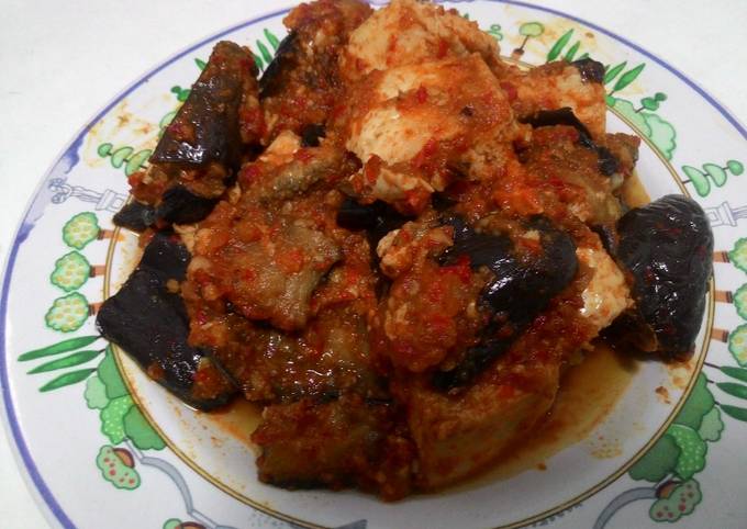 Resep gampang memasak Putih telur dan terong masak cabe yang spesial