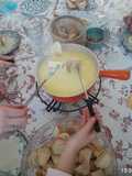 Fondue suiza de Queso