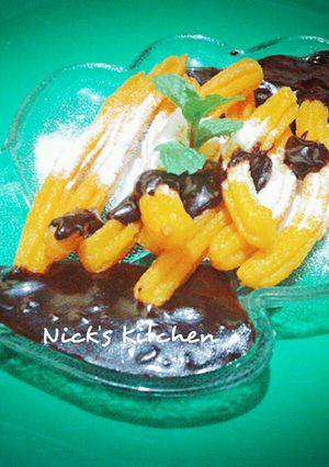 Foto resep Churros Labu Parang (Kuning)
