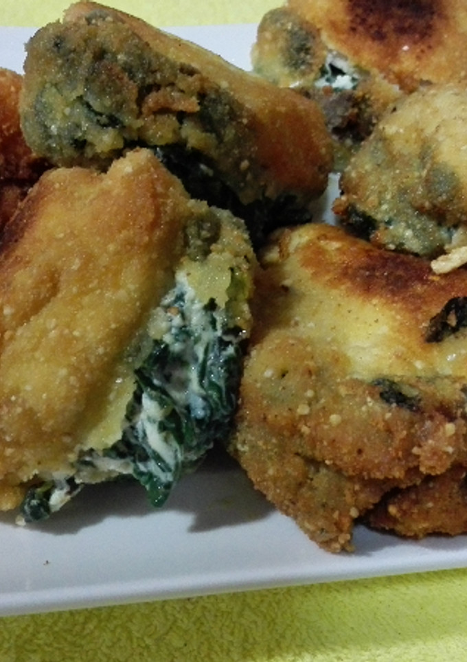 Una foto de Pechuga de pollo rellena de espinacas