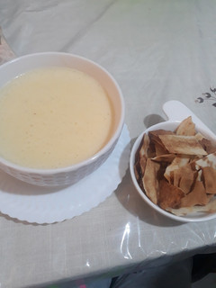 A picture of Potato soup.