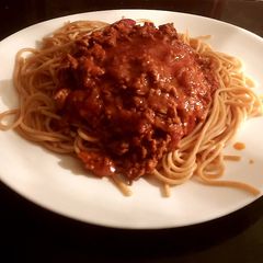 A picture of My Pork & Beef Minced Meat Bolognaise.