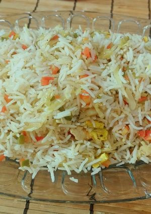 A picture of Desi style Chinese rice.