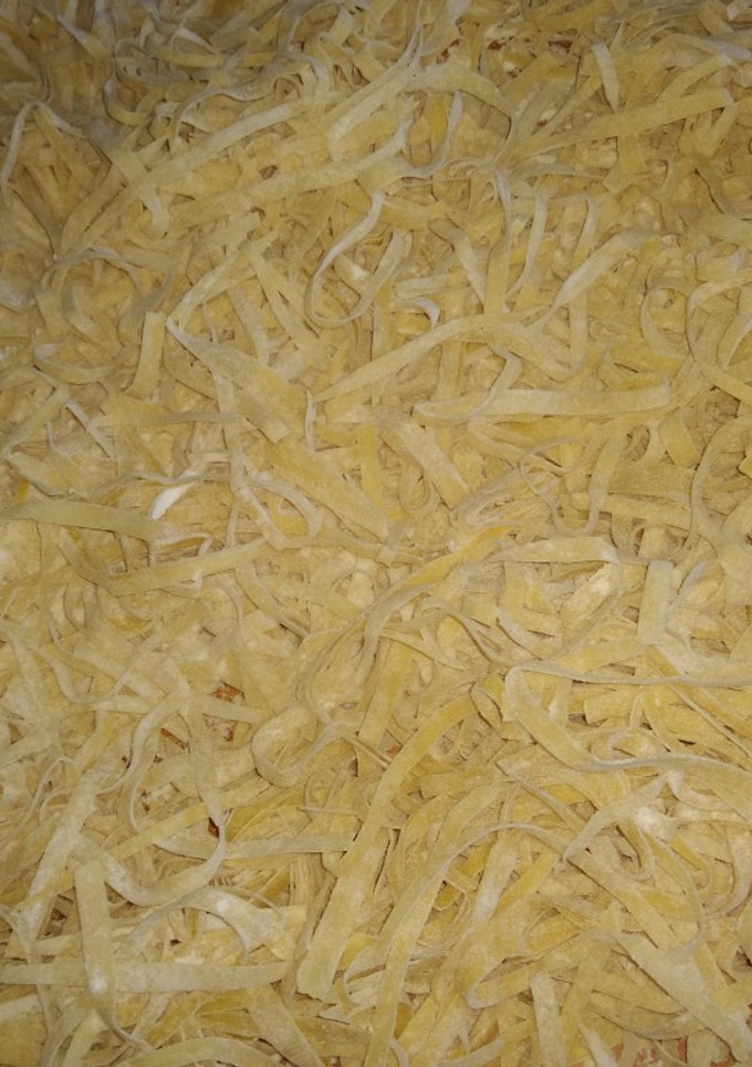 Una foto de Tallarines de huevos