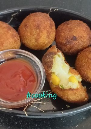 A picture of Party Starter Cheese Corn Balls.