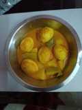 এগ ক্যাপ্সি আলু কারি(egg capsi aloo curry recipe in Bengali)