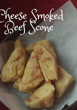 Foto resep Cheese Smoked Beef Scone